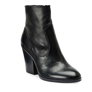 NEW Anthropologie ISOLA Lani Black Leather Booties